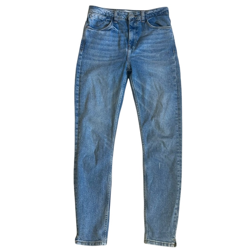 Zara Denim Z1975 Light Wash Distressed Skinny Jeans Size 4
